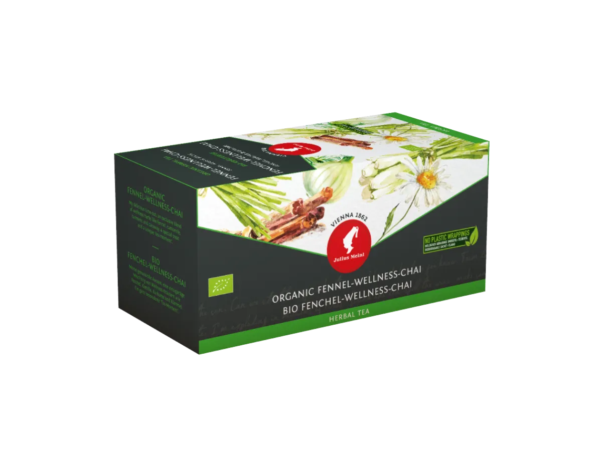 Flash Sale Bio Fenchel Wellness Chai - 20 Teebeutel Leaf Bags