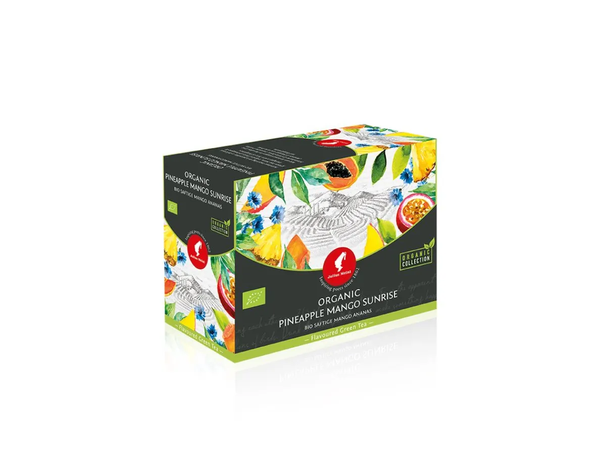 Best Sale Bio Grüner Tee Saftige Mango Ananas - 20 Teebeutel Bio Tee|Big Bags