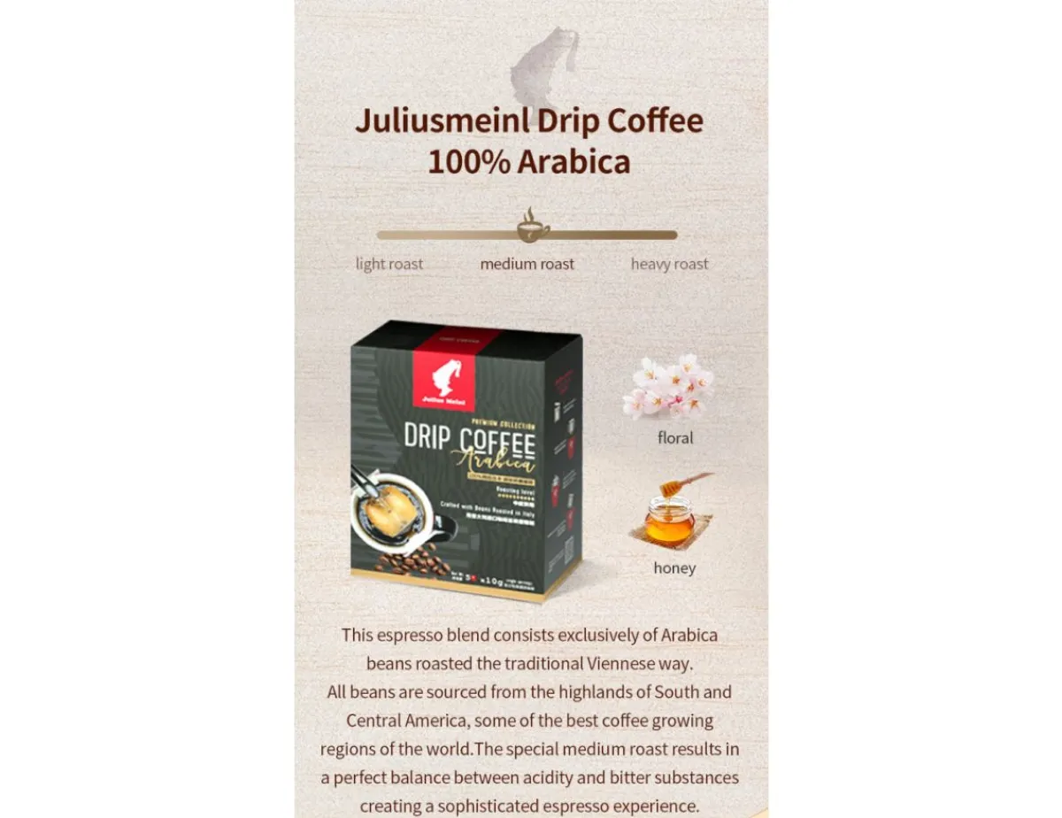 Best Drip Coffee Arabica 5x10g Poetry Collection|Beliebte Kaffees