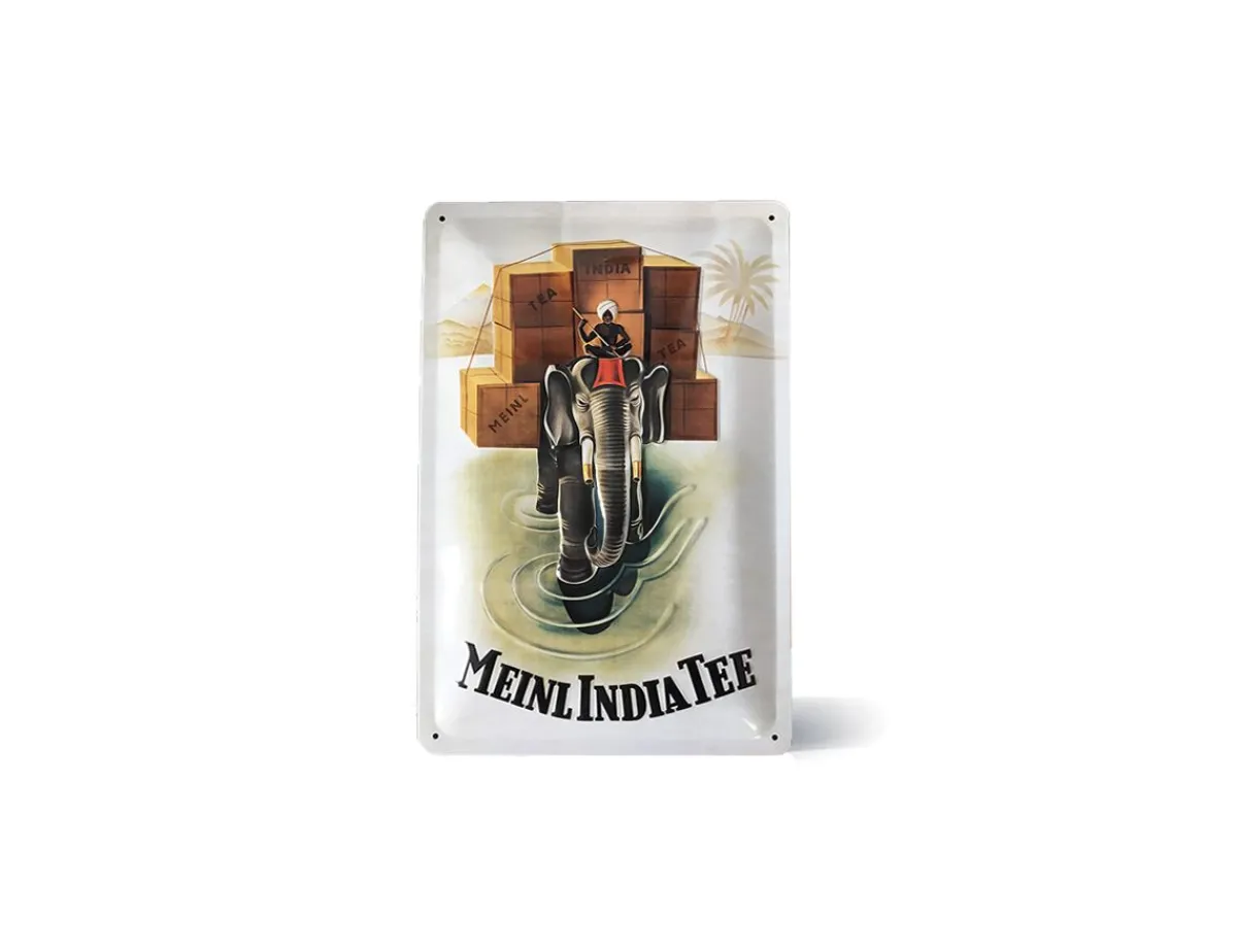 Fashion Metall Schild - India Tee Retro|Poster