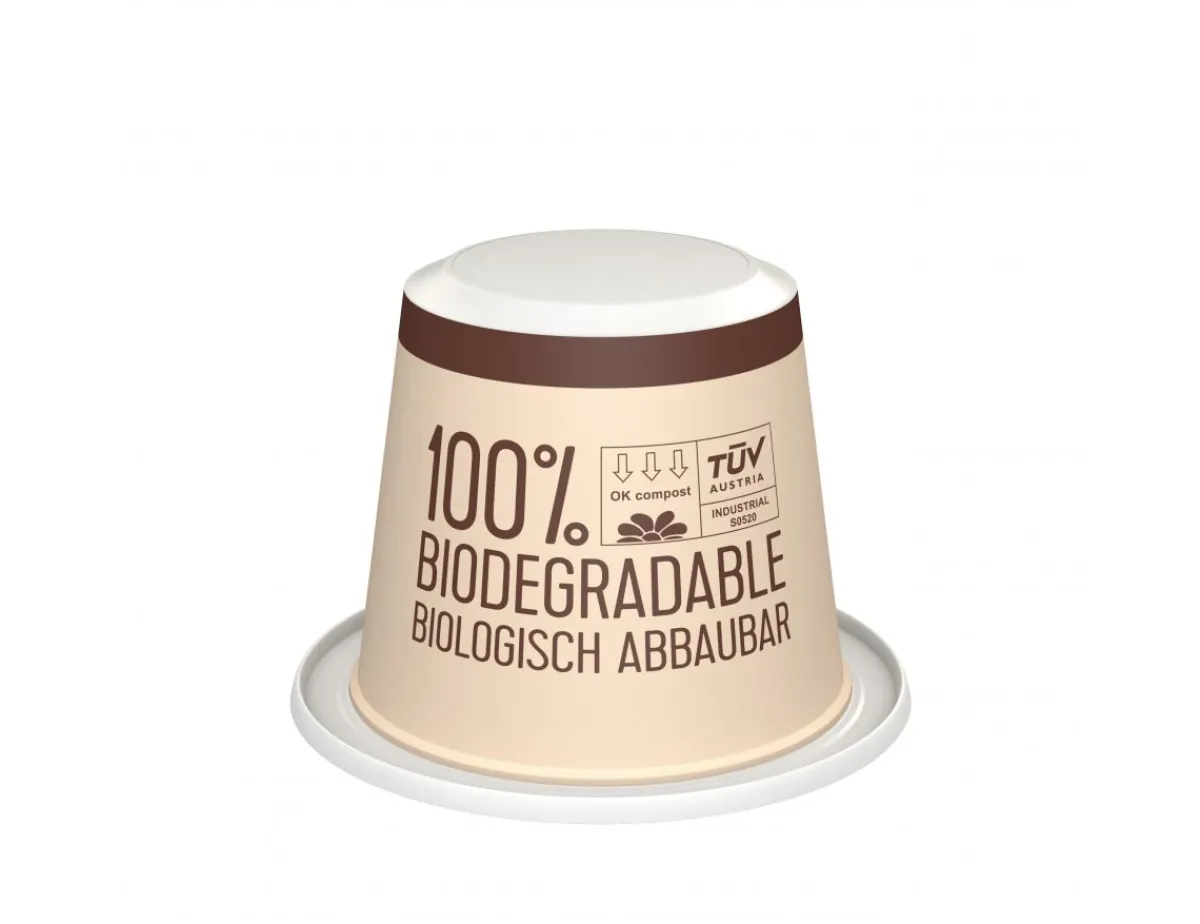 Hot Lungo Forte Biodegradable 10x5.6g Nespresso® Nespresso® Kompatible Kapseln