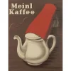 Fashion Meinl Kaffee mit Fez Postkarte Postkarten